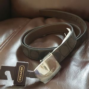 Coach Men's Adjustable Belt